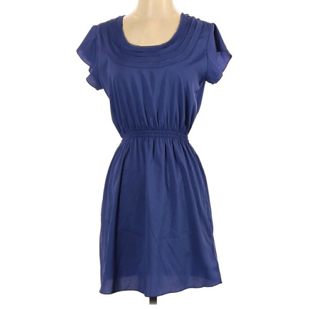 Banana Republic Sz‎ 4 Petite Women’s Blue Dress